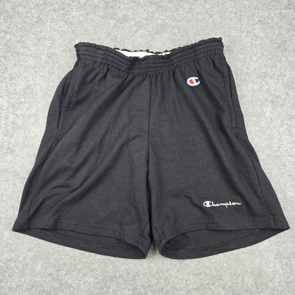 Champion Other - Vintage Champion Gym Shorts Mens M Spellout Logo Black Cotton 90s VTG